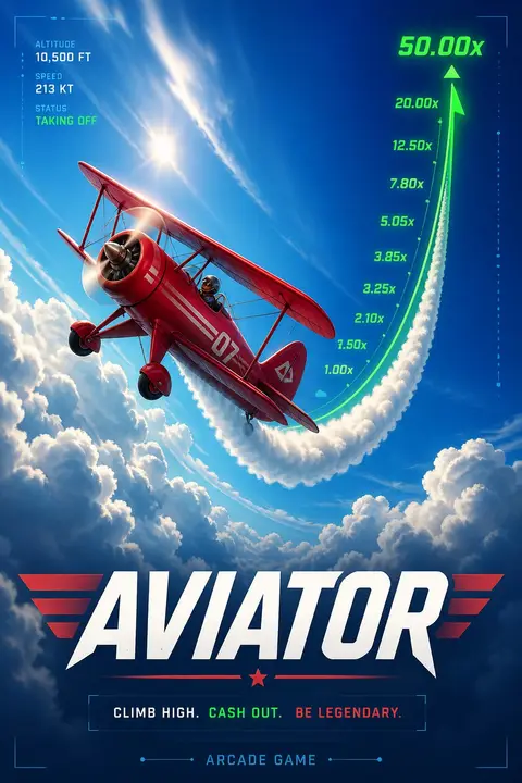 Aviator Crash-Spiel