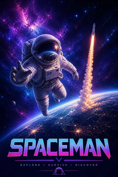 Spaceman Crash-Spiel