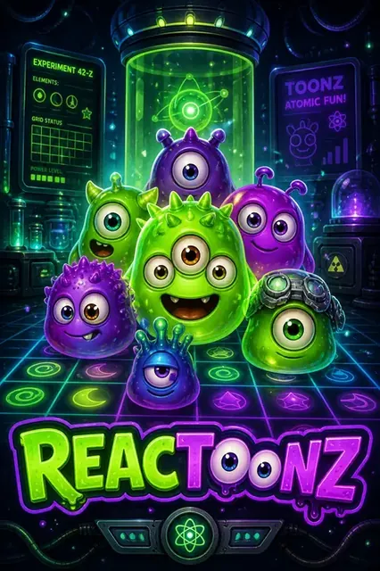 Reactoonz Slot-Spiel